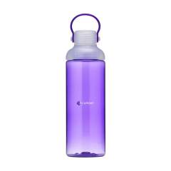Stylish water bottle made of clear, high-quality Eastman Tritan™: BPA-free, environmentally conscious, durable and reusable. The bottle has a large opening, making it easy to clean. With PP screw cap with a small, sealable drinking opening. With handy carrying strap. Leak-proof. Capacity 600 ml.