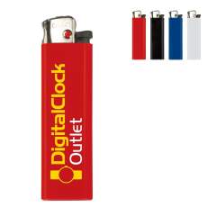Disposable Cricket lighter with nickel cap. Child-resistant.