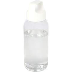 Die Bebo Wasserflasche ist aus recyceltem PET-Material hergestellt und verfügt über einen breiten, ergonomischen Griff in komplementären Farben. Die Flasche ist einwandig und fasst 500 ml Flüssigkeit. BPA-frei.