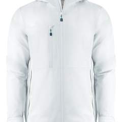 Functionele shelljas met getapete naden. Waterdichte ritssluiting vooraan en aan de borstzak. Omgedraaide nylon ritssluitingen aan de zijzakken. Aanpasbare velcrosluiting aan de manchetten. Mesh binnenvoering met borduurritssluiting. De capuchon en de zoom zijn aanpasbaar met elastische trekkoorden. De zipperpullers kunnen indien gewenst vervangen worden door één van de andere beschikbare kleuren.