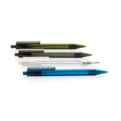 A new sophisticated member of the X pen family. Made with GRS (Global Recycle Standard) certified recycled materials. GRS certification ensures a completely certified supply chain of the recycled materials. Made with 100% recycled GRS certified recyc...