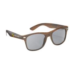 Lunettes de soleil classiques imitation bois. Protection UV 400 (selon les normes européennes).