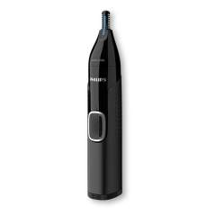 Trimmen Sie mit diesem Philips Trimmer sanft Ihre Nasen-, Ohren- und Augenbrauenhaare oder Haardetails. Der Trimmer verfügt über eine Hautschutztechnologie, die sicherstellt, dass Sie ohne das Risiko von Kerben oder Schnitten trimmen können. Außerdem ist der Trimmer mit einem doppelseitigen Schneideelement ausgestattet, sodass Sie die Haare mühelos erreichen und trimmen können, unabhängig vom Winkel oder der Richtung. Inklusive Etui und AA-Batterie, inkl. Zubehör Präzisionstrimmer Kamm, Augenbrauenkamm, 3 mm Präzisionskamm, 5 mm Präzisionskamm