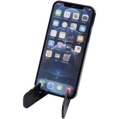 La tablette pliable avec socle de téléphone Buna est fabriquée à partir de plastique recyclé pour un choix davantage responsable. D’un design épuré, elle se glisse facilement dans n’importe quelle poche et est parfaite pour les voyages.