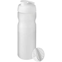 Einwandige Sportflasche mit Shaker-Ball zum problemlosen Mischen von Protein-Shakes. Ausgestattet mit einem auslaufsicheren Deckel mit Klappverschluss. Das Fassungsvermögen beträgt 650 ml. Hergestellt in Großbritannien. BPA-frei. EN12875-1 - konform und spülmaschinengeeignet.