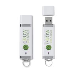 Aus Vorrat lieferbar! USB-Stick, um Daten handlich und sicher zu speichern. Mit Telefonanhänger. Sofort einsetzbar durch das Plug & Play-System. Verwendbar unter Windows und Mac. Pro Stück in einer Pappschachtel.