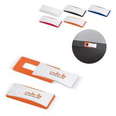 This webcam cover is a handy and professional solution to protect your online privacy. Delivered with the product explanation on a full-colour papercard.