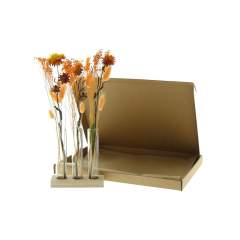 Durable, élégant et entièrement personnalisable, ce set de fleurs séchées est le cadeau d'affaires idéal qui dure dans le temps et laisse une impression mémorable. Les fleurs séchées apportent une ambiance naturelle et apaisante à tout espace, conser...