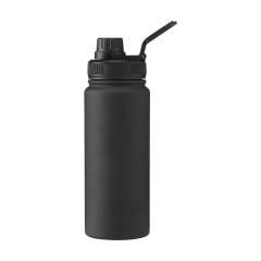 WoW! Doppelwandige Wasser-/Thermosflasche aus recyceltem Edelstahl. Diese Flasche hat einen Schraubverschluss mit einer kleinen Öffnung zum Trinken. Diese Öffnung kann mit einem Schraubverschluss verschlossen werden, der beim Abnehmen an der Flasche befestigt bleibt. Einfaches Öffnen und Schließen mit einer Hand. Ausgestattet mit einem praktischen Tragering. Diese Flasche ist die ideale Wahl für den Besuch im Fitnessstudio oder für sportliche Aktivitäten. Geeignet für die Aufbewahrung von kalten oder heißen Getränken in der gewünschten Temperatur. Auslaufsicher. Nicht spülmaschinengeeignet. RCS-zertifiziert. Gesamtes recyceltes Material: 80%. Fassungsvermögen 500 ml.      Edelstahl kann viele Male recycelt werden – die Qualität des Materials bleibt dabei weitgehend erhalten. Durch die Verwendung von recyceltem Edelstahl kommt eine geringere Menge an neuen Rohstoffen zum Einsatz. Das bedeutet weniger Energieverbrauch und weniger Wasserverbrauch.