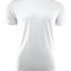 Polyester T-shirt met ronde hals. Het materiaal is spun-dyed wat betekent dat deze t-shirts ingeverfd worden met een zeer milieuvriendelijke verfmethode en als extra voordeel een betere kleurechtheid geeft. Oeko-Tex 100 gecertificeerd.