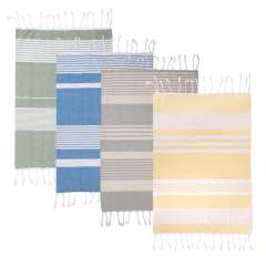 Ella Hamam is a timeless small cloth made of thinly woven organic cotton. The canvas is embellished with the classic and characteristic stripes of Sagaform and with fringed ends. The beautiful material and the different stripes make this collection a... Ella Hamam is a timeless small cloth made of thinly woven organic cotton. The canvas is embellished with the classic and characteristic stripes of Sagaform and with fringed ends. The beautiful material and the different stripes make this collection a...