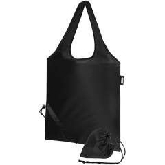 Tote bag with open main compartment. Dropdown height of handles is 26 cm. Unique fold-away function with drawstring closure. Resistance up to 5 kg weight.