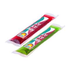 Ice lolly in mixed flavours with full colour label