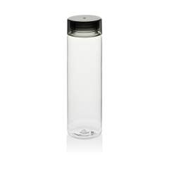Bouteille d'eau élégante et minimaliste fabriquée à partir de plastique recyclé PET sans BPA. Buvez suffisamment lors de vos déplacements grâce à cette bouteille d'eau pratique en toutes circonstances. Ouverture large pour un nettoyage facile. Ne convient pas aux boissons de plus de 50 °C. Fabriqué avec des matériaux recyclés certifiés RCS. La certification RCS garantit une chaîne d'approvisionnement entièrement certifiée pour les matériaux recyclés. Contenu recyclé sur la base du poids total de l'article. Lavage à la main uniquement.