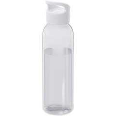 One of our most popular water bottle designs has become more sustainable with the introduction of recycled plastic. The single-walled Sky bottle is BPA free and has a 650 ml capacity, and it fits in the side pocket of most backpacks, as well as in most car cup holders. The twist-on lid ensures easy opening and closing, and has a built-in carrying handle. One of our most popular water bottle designs has become more sustainable with the introduction of recycled plastic. The single-walled Sky bottle is BPA free and has a 650 ml capacity, and it fits in the side pocket of most backpacks, as well as in most car cup holders. The twist-on lid ensures easy opening and closing, and has a built-in carrying handle.