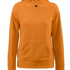 Hoody in microfleece met capuchon voor dames en heren. Kangoeroezak en elastisch trekkoord aan de capuchon.