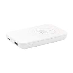 Batterie externe magnétique sans fil avec batterie polymère intégrée (5 000 mAh) et fabriquée en ABS recyclé. Pour charger votre dispositif, poussez simplement le chargeur sur l'arrière de votre téléphone portable. Les aimants intégrés (17 aimants N52H de haute qualité et résistants à la chaleur) de ce chargeur sont parfaitement alignés et garantissent un positionnement correct de votre téléphone et par conséquent une charge optimale. Un anneau métallique magnétique supplémentaire est également inclus, de sorte qu'il est aussi possible de recharger des smartphones qui peuvent être chargés sans fil mais qui ne disposent pas de la fonction de recharge par induction magnétique. Compatible avec tous les dispositifs mobiles prenant en charge le chargement sans fil QI (dernière génération Android et iPhone 8 ou supérieur). Pour les autres modèles de téléphone, ce produit peut être utilisé comme un chargeur sans fil ordinaire. Entrée et sortie de type C : 5 V/2A. Sortie USB : 5V/2A. Sortie sans fil 5V/1A 5 W. Comprend un câble de charge de type C et un mode d'emploi. Ce produit et ses accessoires sont fabriqués sans PVC. Certifié RCS. Matière recyclée totale : 30%. Par pièce dans une boîte.