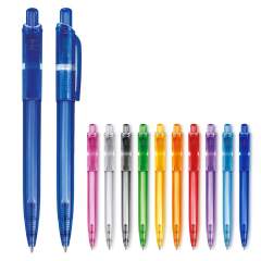Le stylo bille Ducal est un stylo bille fabriqué en Europe, tout en couleurs transparentes. Sa cartouche X20 écrit jusqu’à 2.5km, écriture par défaut bleue. Le stylo est fabriqué en Europe en plastique ABS. À partir de 5.000 pièces, vous pouvez chois...