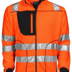 • anti-pilling fleece<br />• ritssluiting tot bovenaan de kraag<br />• verticale borstzak met ritssluiting<br />• vestevigingen in softshell aan de manchetten, zijzakken en onderaan de zoom<br />• voorgevormde mouwen<br />• manchetten met duimlus                                                                              <br />• verlengd rugpand                                                                                          <br />• kinbescherming aan het uiteinde van de ritssluiting
