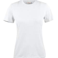 Moderne, aansluitende T-shirt met versterkte schoudernaden en dubbelgestikte halsopening. Elastaan in boord. Geribde nek in vier lagen. Aan de binnenzijde van de linkerzijnaad werd een zakje voorzien voor het innaaien van een waschip. Dit artikel bevat gecertificeerd organisch katoen en gecertificeerde gerecyclede materialen.  Oeko-Tex 100 certificeerd.
