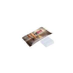 Mini Dextro Energy flowpack in witte folie met 1 mini Dextro Energy, voorzien van een all-over full colour bedrukking Mini Dextro Energy flowpack in witte folie met 1 mini Dextro Energy, voorzien van een all-over full colour bedrukking