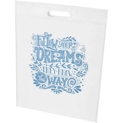 Fabriqué en RPET durable et résistant à la déchirure, le sac shopping EcoSeal certifié GRS se caractérise par une construction thermoscellée par ultrasons et des poignées découpées. Il ne comporte pas de coutures et est à la fois léger et résistant. Parfait pour les essentiels quotidiens, les événements ou les courses de tous les jours. Capacité de charge maximale de 3 kg. Capacité : 5 litres.