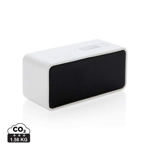 No DJ? No party! Enjoy your music with this 3W wireless speaker with great option to decorate on the grill section. With BT 4.2 for easy connection. Operating distance up to 10 metres. With 400 mAh battery that allows a play time of 2-3 hours. ABS material.<br /><br />HasBluetooth: True<br />NumberOfSpeakers: 1<br />SpeakerOutputW: 3.00