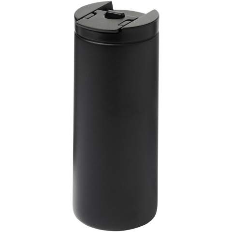 A compact and durable tumbler that is ideal for work or travel. The tumbler has a stainless steel double-wall vacuum construction with copper insulation which means it will keep drinks hot for 8 hours and cold for 24 hours. The lid has a lock-lid function. The construction also prevents condensation on the outside of the tumbler. Volume capacity is 360 ml. Presented in an Avenue gift box.