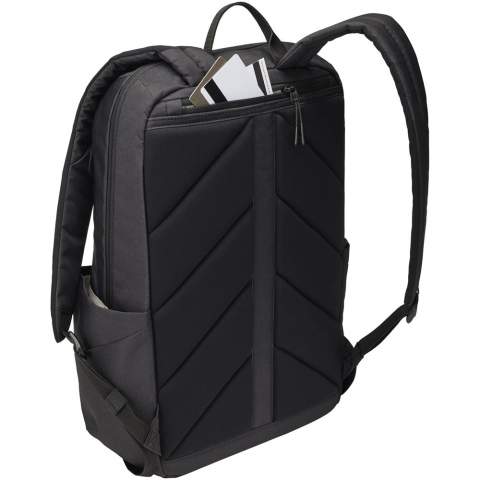 A stylish backpack with plenty of organization and a padded back panel and shoulder straps for optimal comfort. Features a padded compartment fitting a 16" MacBook® or a 15.6" PC, a dedicated slip pocket for a 10.5" tablet, and multiple pockets for storage and easy access to smaller items.