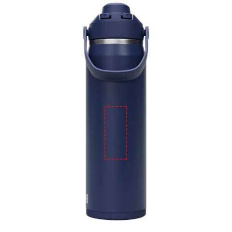La gourde Camelbak® Thrive Chug VSS (acier inoxydable isolé sous vide) assure une hydratation facile durant vos séances. Elle est dotée d’un renfort intégré qui la protège des chocs et assure une bonne accroche sur presque toutes les surfaces. Le revêtement par poudre solide et durable permet de conserver le goût des boissons, tandis que l’isolation sous vide à double paroi les garde chaudes ou froides pendant des heures. Le nouveau bouchon verseur s’ouvre et se ferme d’un simple geste et reste bien en place. Le bec verseur à fermeture facile garantit une étanchéité à 100 %, tandis que la nouvelle poignée pivotante souple permet une bonne préhension de la bouteille. Capacité : 750 ml. 