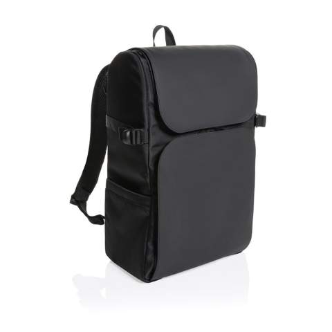 Sac au design élégant et est encore plus spacieux que vous ne le pensez. Il est doté de deux grandes poches frontales pratiques, qui vous permettent de ranger facilement tous vos objets essentiels. Vous pouvez également créer un grand compartiment en ouvrant la fermeture à zip intérieure. 3 poches en filet vous permettent d'accéder facilement à vos objets essentiels. Une fermeture à glissière sur le côté du sac à dos permet d'accéder facilement au compartiment rembourré pour ordinateur portable, où vous pouvez ranger votre ordinateur portable de 15,6 pouces. Fabriqué en polyester recyclé avec le traceur AWARE™. 2 % des recettes de chaque produit vendu avec AWARE™ seront reversés à Water.org.<br /><br />FitsLaptopTabletSizeInches: 15.6<br />PVC free: true