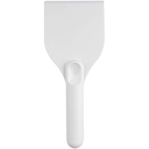 Basic handled windshield scraper with a large decoration area. The strong handle will make sure enough pressure can be added to remove all the ice from the windshield. Made in UK from recycled plastic. The ice scraper has a speckled finish due to the nature of the recycled material.