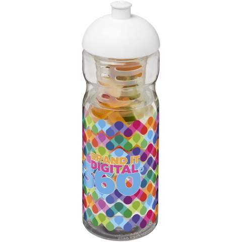 Einwandige Sportflasche mit ergonomischem Design. Die Flasche ist aus recycelbarem PET-Material hergestellt. Verfügt über einen auslaufsicheren Deckel mit Push-Pull-Tülle und einem herausnehmbaren Infusor, mit dem Sie Ihrem Getränk Ihren Lieblingsfrucht-Geschmack verleihen können. Das Fassungsvermögen beträgt 650 ml. Mischen und kombinieren Sie Farben, um Ihre perfekte Flasche zu kreieren. Kontaktieren Sie den Kundendienst für weitere Farboptionen. Hergestellt in Großbritannien. Verpackt in einem kompostierbaren Beutel. BPA-frei.