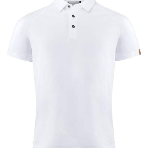 Functioneel poloshirt met raglanmouwen, gemaakt uit een katoen-gerecycleerd polyester-elastaan mix voor optimaal comfort in je actieve, dagelijkse leven. 3 metaalkleurige knopen, zijsplitten en een 1x1 rib aan de mouwboord. De Brookings polo is beschikbaar in drie stijlvolle pasvormen: de traditionele 'Regular', de meer aansluitende 'Modern' en de met zorg uitgedachte 'Woman'.