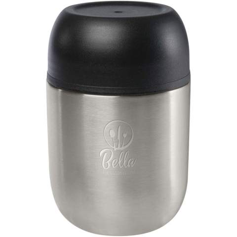 De Supo dubbelwandige lunchpot is gemaakt van gerecycled roestvrij staal, waardoor het een duurzamere keuze is in vergelijking met plastic en wegwerpbare lunchtrommels. Elke lunchpot is verpakt in een doos van gerecycled kraftpapier. Dit artikel is niet geschikt voor vaatwasser of magnetron. Capaciteit: 480 ml.