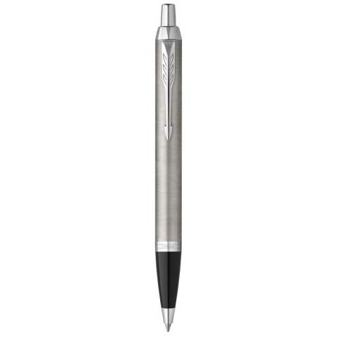 The Parker IM is an ideal partner with unlimited potential. The sleek tapered shape pairs seamlessly with innovative designs to make a striking statement. The finish trims compliment the body, making this Parker pen the perfect writing instrument for students and professionals. Retracting with a satisfying click, the ballpoint tip and Quinkflow ink ensure an exceptionally smooth and reliable writing experience. For use with QUINK Ballpoint and Gel ink refills. Delivered with one cartridge and a Parker gift box. Exclusive design.