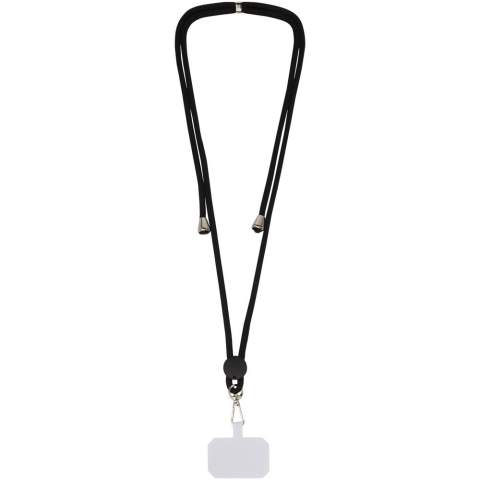 Tour de cou universel de haute qualité pour étuis de téléphone portable, adapté à tous les smartphones avec un étui. La longueur maximale du tour de cou est de 160 cm. Il peut être ajusté à la longueur souhaitée grâce à la boucle réglable. Le tour de cou peut être facilement détaché à l'aide du crochet métallique, laissant le ruban à l'intérieur de l'étui du téléphone pour le rattacher facilement au tour de cou. 