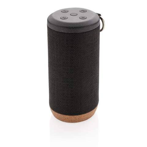 Sustainable 10W speaker made from carefully sourced materials.  The speaker is made out of durable waterproof fabric and the bottom is made out of cork. The Baia delivers an amazing sound and bass experience and due to the IPX 5 waterproof rating it’s suitable to use in the garden or take to the beach. The Baia uses BT 4.2 for easy operation and with a battery of 2000 mah it allows you to play music up to 6 hours non-stop. Operating distance up to 10 metres. The Baia comes packed in a plastic free packaging to avoid unnecessary waste. Registered design®<br /><br />HasBluetooth: True<br />NumberOfSpeakers: 2<br />SpeakerOutputW: 10.00