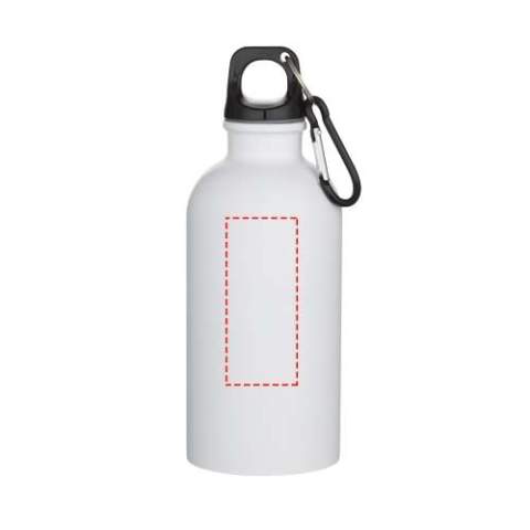 Always stay hydrated with this durable yet lightweight 400 ml water bottle made from RCS certified recycled stainless steel with a matte finish. It’s the perfect companion for sports, day trips or the office. The single-walled Oregon bottle has a twist-off cap and offers plenty of space to add any kind of logo. Clip the attached carabiner (not suitable for climbing) securely to a bag to keep it from getting lost.