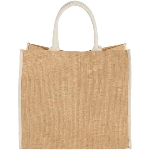 Le sac fourre-tout Harry, avec ses bords colorés ludiques, est le complément élégant parfait pour un usage quotidien. Que ce soit pour faire du shopping, passer une journée au parc ou à la plage, ce sac a tout prévu. Le compartiment principal offre beaucoup d'espace pour ranger tous les éléments essentiels, et la fermeture à crochets et boucles maintient le sac bien fermé. Ses poignées de 17 cm de long le rendent pratique à porter à la main. Fabriqué en Inde et certifié OEKO-Tex. Résistance jusqu'à un poids de 12 kg.