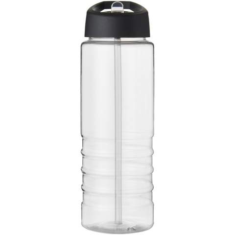 Einwandige Sportflasche mit geripptem Design. Verfügt über einen auslaufsicheren Deckel zum Klappen Das Fassungsvermögen beträgt 750 ml. Mischen und kombinieren Sie Farben, um Ihre perfekte Flasche zu kreieren. Kontaktieren Sie uns bezüglich weiterer Farboptionen. Hergestellt in Großbritannien. Verpackt in einem recycelten PE-Kunststoffbeutel. BPA-frei.