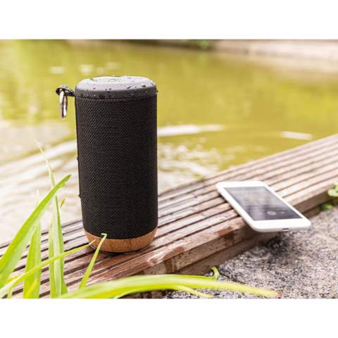 Duurzame 10W luidspreker gemaakt van zorgvuldig geselecteerde materialen. De luidspreker is gemaakt van duurzaam waterdicht fabric en de onderkant is gemaakt van kurk. De Baia levert een verbluffende geluids- en basservaring en dankzij de IPX 5 waterbestendigheid is hij geschikt voor gebruik in de tuin of om naar het strand te brengen. De Baia gebruikt BT 4.2 voor eenvoudige bediening en met een batterij van 2.000 mAh kunt u muziek non-stop 6 uur spelen. Bedrijfsafstand tot 10 meter. De Baia wordt verpakt in een plastic vrije verpakking om onnodig afval te voorkomen. Geregistreerd ontwerp®<br /><br />HasBluetooth: True<br />NumberOfSpeakers: 2<br />SpeakerOutputW: 10.00