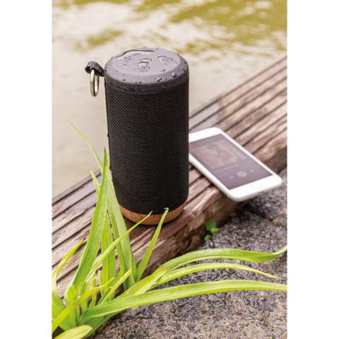 Sustainable 10W speaker made from carefully sourced materials.  The speaker is made out of durable waterproof fabric and the bottom is made out of cork. The Baia delivers an amazing sound and bass experience and due to the IPX 5 waterproof rating it’s suitable to use in the garden or take to the beach. The Baia uses BT 4.2 for easy operation and with a battery of 2000 mah it allows you to play music up to 6 hours non-stop. Operating distance up to 10 metres. The Baia comes packed in a plastic free packaging to avoid unnecessary waste. Registered design®<br /><br />HasBluetooth: True<br />NumberOfSpeakers: 2<br />SpeakerOutputW: 10.00