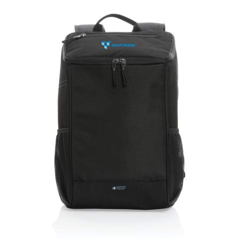Sac à dos isotherme Swiss Peak AWARE™ en polyester recyclé à l’extérieur et doublure en PEVA avec une large ouverture pour un accès facile à vos aliments et boissons. Une poche supérieure avec fermeture à zip vous assure de pouvoir ranger tous vos objets nécessaires. Peut contenir jusqu'à 6 bouteilles ou 25 canettes. Avec le traceur AWARE™ qui valide l'utilisation authentique de matériaux recyclés. Fabriqué avec 13,9 bouteilles PET. 2 % des recettes de chaque produit AWARE™ vendu seront reversées à Water.org.<br /><br />PVC free: true
