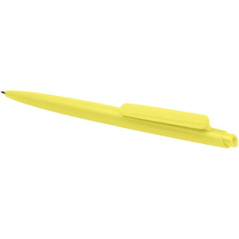 Le stylo bille Ipe présente un design minimaliste composé de seulement quatre parties (corps, clip, ressort et recharge), le rendant léger et facile à utiliser. Fabriqué à partir de plastique recyclé certifié RCS, réduisant ainsi le besoin de matériaux vierges. Couleur de l'encre : Noire. Longueur d'écriture : 800 mètres. Taille de la plume : 1,0 mm.