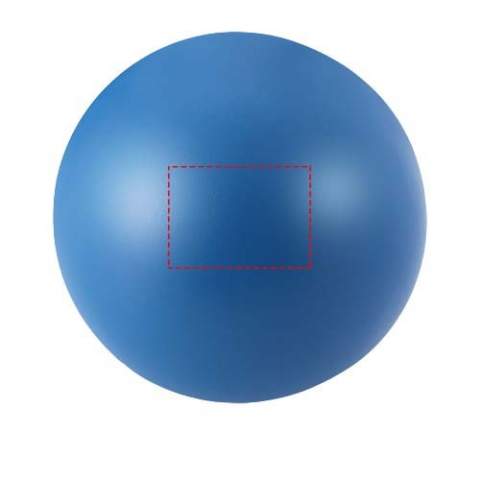 Bounce, throw or squeeze this round stress ball. Stress relievers vary slightly in density, colour, size and weight due to mold process which may prevent precise and uniform imprint. Imprint may break up. No half-tones.