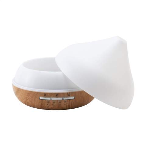 Mit dem Grundig Aroma Diffuser LED schaffen Sie eine beruhigende Atmosphäre in Ihrem Zuhause oder Büro. Dieser ABS-Diffusor verbreitet Düfte und befeuchtet die Luft für eine frische und entspannende Umgebung. Geeignet für ätherische Öle (nicht im Lieferumfang enthalten). Mit 7-farbiger LED-Beleuchtung, Timer und Wasserbehälter mit 350 ml Fassungsvermögen. Eingang 5V/1A Typ-C. Inklusive USB-A/USB-C-Kabel (150 cm) und Gebrauchsanweisung. Verpackt pro Stück.