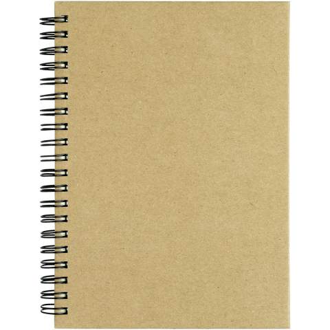 Recycled paper cover notebook with 60 lined sheets (70 g/m2).