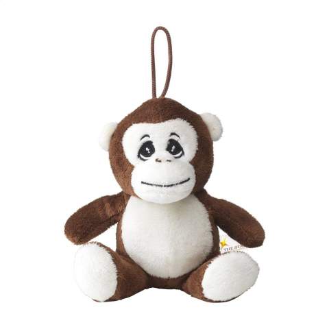 Plüsch Kuschelaffe aus der Serie Animal Friend. Superweich und mit gesticktem Mund. Mit Aufhänglasche.