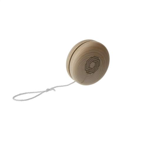 Wooden yo-yo.